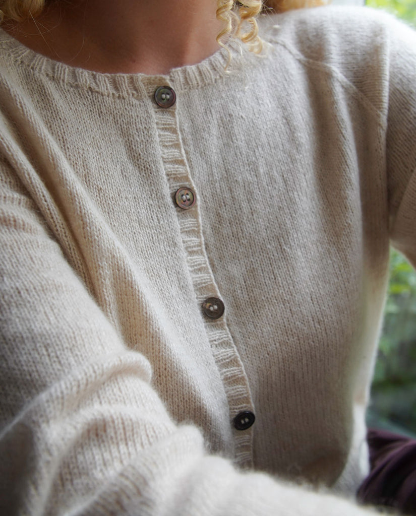 Opskrift: Borgan Strik Cardigan Rund Hals