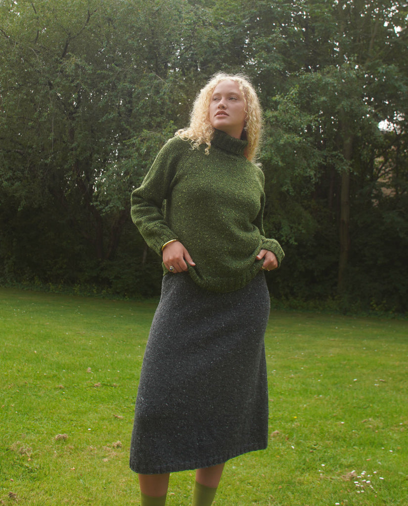 Opskrift: Langø Strik Nederdel