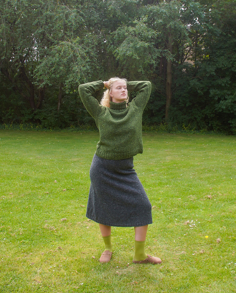 KIT: Langø Strik Nederdel