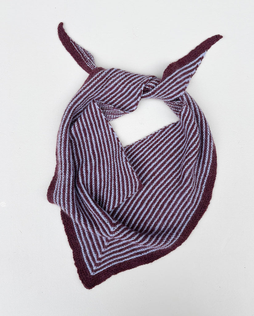 OPSKRIFT: Nesna Strik Tørklæde Cashmere