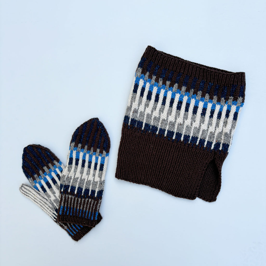 Opskrift: Öland Strik Halsrør og Vanter